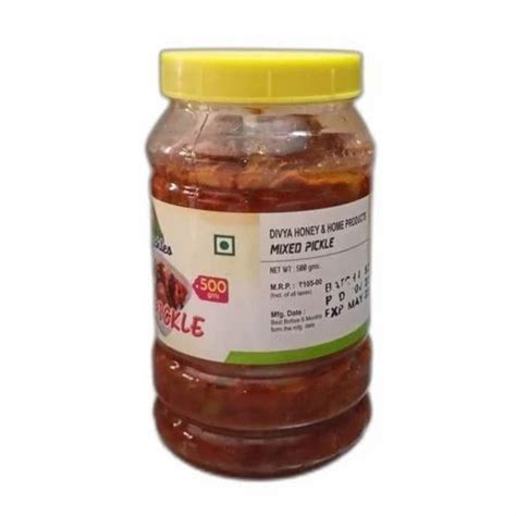 Mix Veg 500gm Mixed Pickle Packaging Type Plastic Jar At Rs 105 Jar In Yellapur