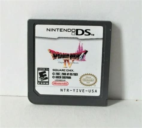 Dragon Quest Iv Chapters Of The Chosen Nintendo Ds Good Label