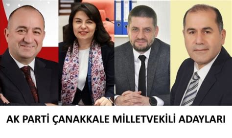 AK Parti Milletvekili Adayları Belli Oldu AYNALI PAZAR Çanakkale