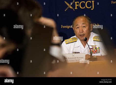 Tokyo Japan Rd May Admiral Katsutoshi Kawano The Head Of