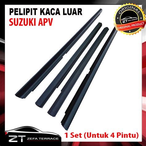 Jual Set Karet Pelipit Kaca Luar Suzuki Apv Weather Strip Pelipit Lis