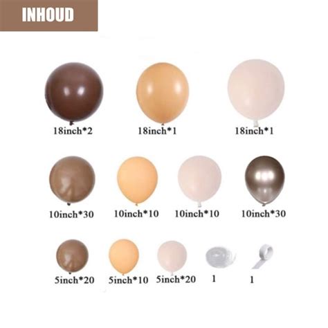 The Balloon Club Stuks Nude Kleur Ballonnenboog Babyshower Gender Reveal Bol