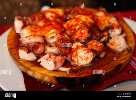 mediterranean diet seafood dish Stock Photo - Alamy