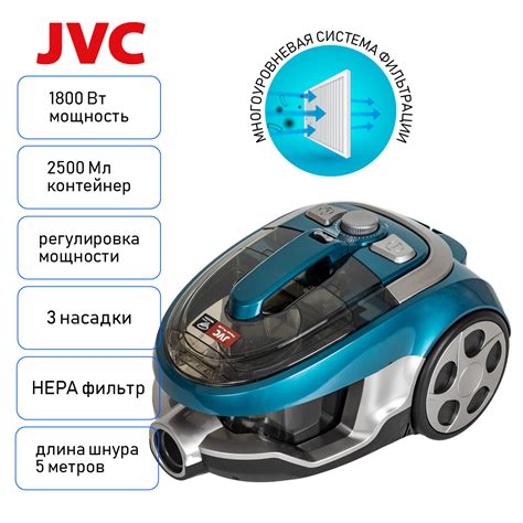 Пылесос циклонного типа JVC JH-VС401
