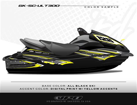 Amr Racing Jet Ski Graphics Kit Sticker Decal Compatible With