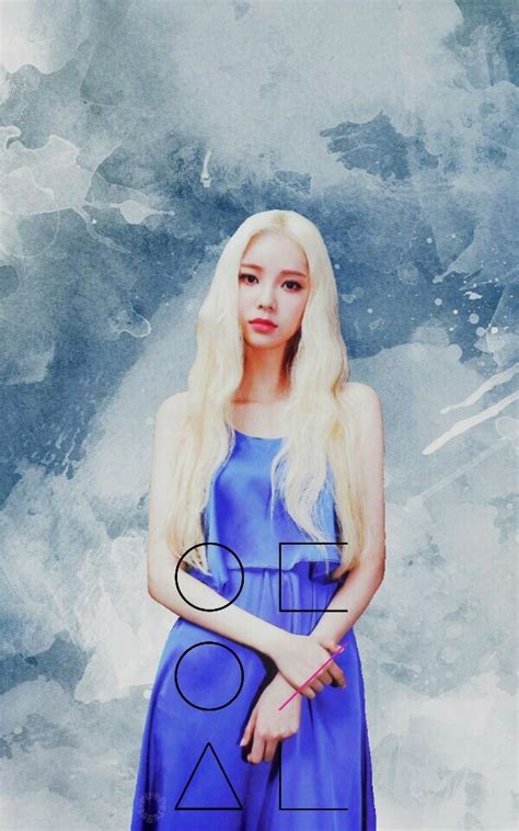 Kpop Wallpapers Jinsoul LOONA Blue Wallpaper