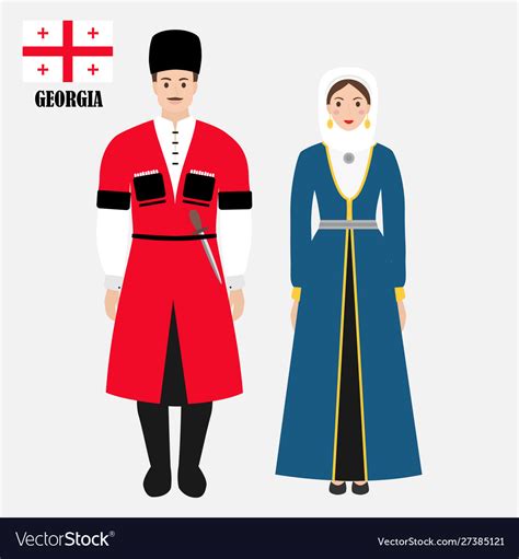 What Is The National Costume Of Georgia Dresses Images