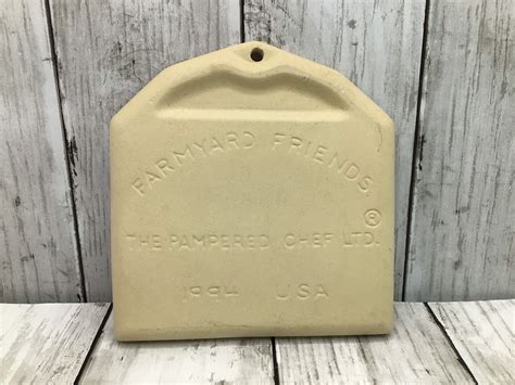 The Pampered Chef Cookie Mold Farmyard Friends By Pampered Chef