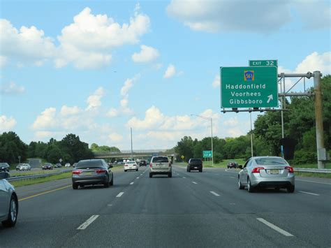 New Jersey Interstate 295 Northbound Cross Country Roads