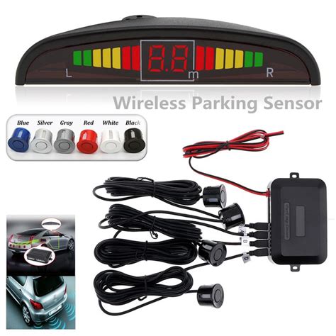 Wireless Led Car Auto Parktronic Parking Sensor With Sensors Reverse