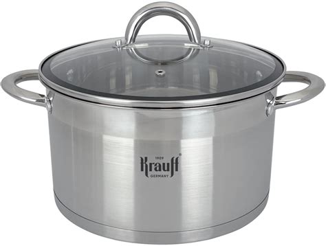Кастрюля Krauff Grand Chef 4.7 л со стеклянной крышкой (26-238-060 ...