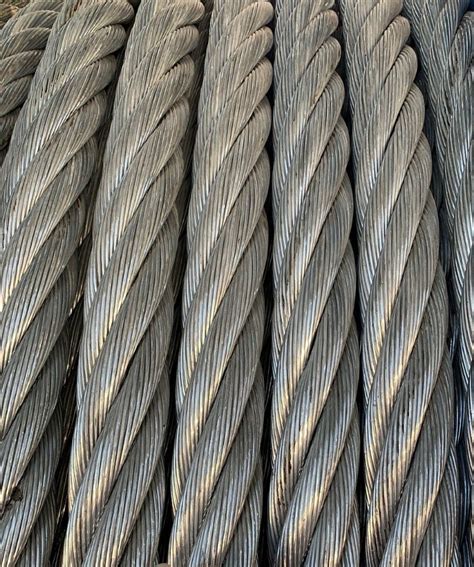 Electric Galvanized Steel Wire Rope X Iws Fc White Zinc Treatment