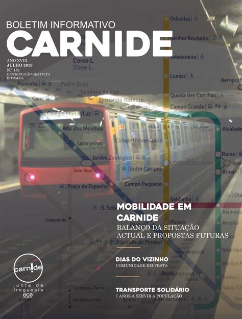 Mobilidade Em Carnide Junta De Freguesia De Carnide