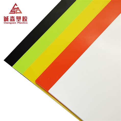 Large Colored Smooth Abs Plastic Sheet China Smooth Abs Plastic Sheet