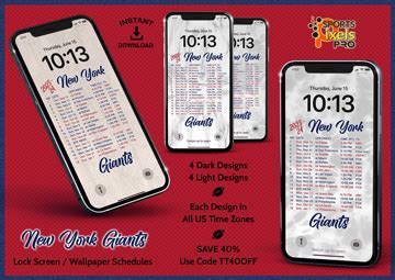 Printable 2023-2024 New York Giants Schedule