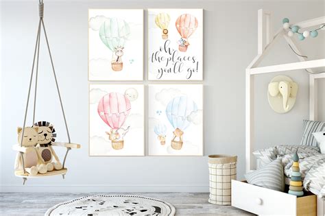 Hot Air Balloon Art Nursery