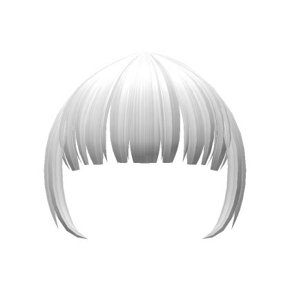 Cute Full Bangs White S Code Price RblxTrade