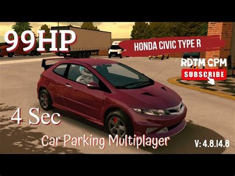 Tutorial Sec Honda Civic Type R Gearbox Car Parking Multiplayer