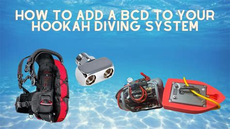 Hookah Diving System How To Easily Hookup A Bcd Youtube