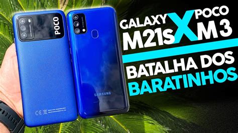 Comparativo Poco M3 vs Galaxy M21s Qual é o melhor