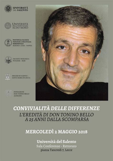 Convivialit Delle Differenze L Eredit Di Don Tonino Bello A Anni