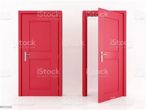 Red Door Stock Photo Download Image Now Door Open Red Istock