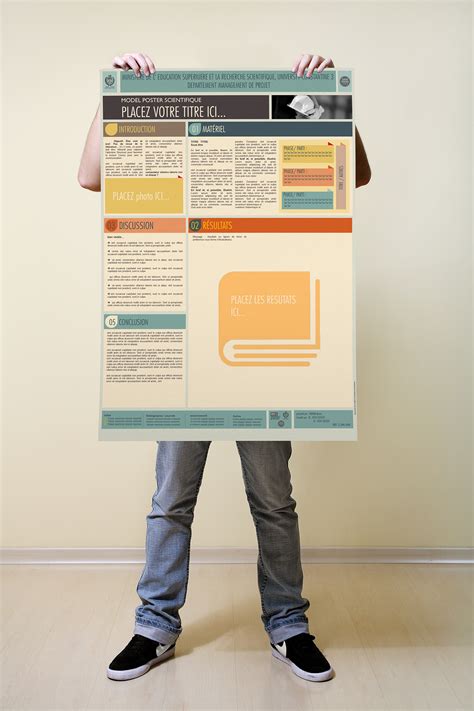 Le Poster Scientifique A0 PowerPoint Templates Behance