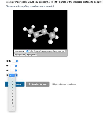 Solved Into How Many Peaks Would You Expect The 1H NMR Chegg