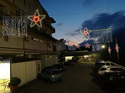 STELLA CINQUE PUNTE Luminarie Natalizie Per Strade Bolognetta Palermo