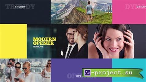 Videohive Modern Opener Project For After Effects