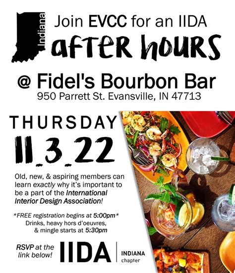 Evansville – After Hours Mingle 11/3/22 – IIDA Indiana Chapter