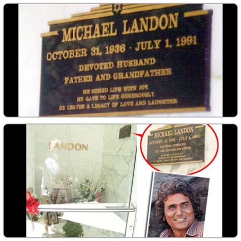 Michael Landon Buried At Hillside Memorial Park Cemetery Culver City