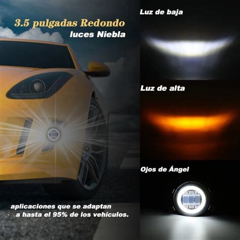 Faros Niebla Led Lupa Y Aro Suzuki Swift Al Scuderia