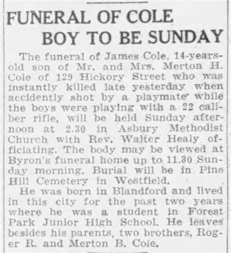 Future generations will study the foundations built by James H Cole 7