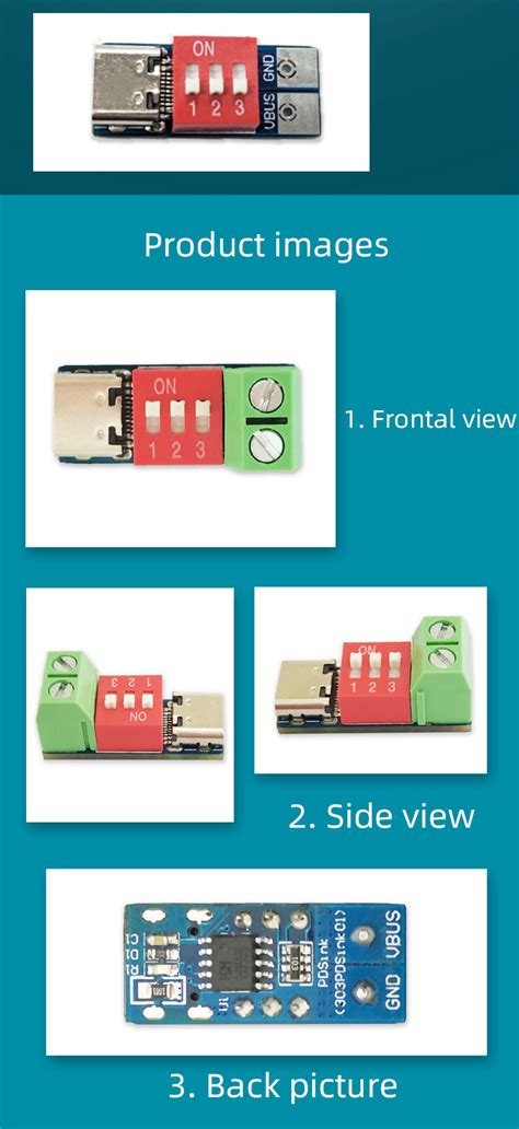 PDSink PD Decoy Module QC PD Fast Charging Test Board 5 20V Chinalctech