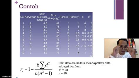 Contoh Soal Uji Korelasi Rank Spearman Dengan Spss Lembar Edu Otosection