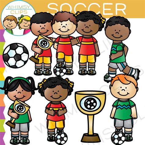 Kids Soccer Clip Art – Whimsy Clips