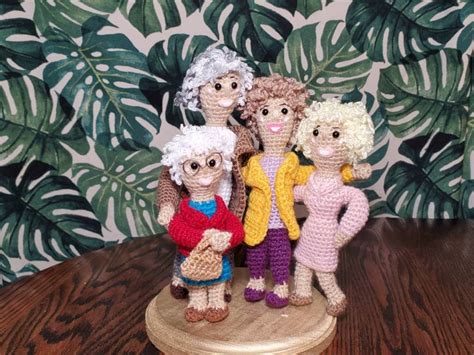 Crochet Golden Girls Set - Etsy