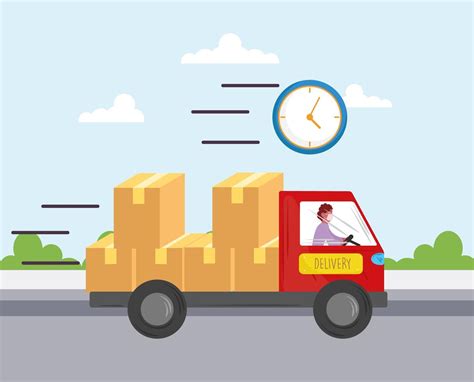 Fast Delivery Service 2759995 Vector Art At Vecteezy