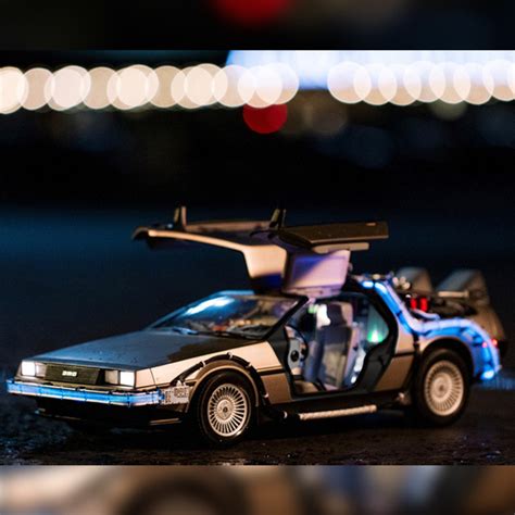 R Plique Delorean Time Machine Takara Tomy Retour Vers Le Futur