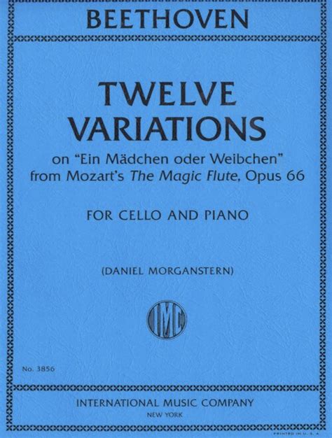 International Music Company Beethoven Morganstern Twelve Variations