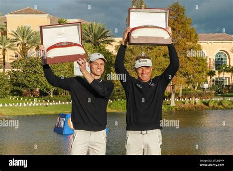 Orlando Florida Usa Th Dec Bernhard Langer R And Son