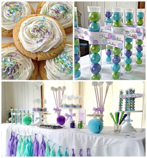 Kara's Party Ideas Confetti Themed 12th Birthday Party via Kara's Party ...