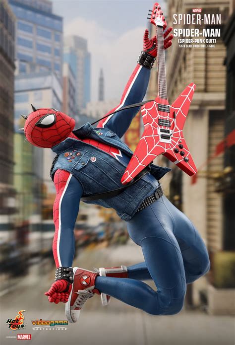 Marvels Spider Man Spider Man Punk Suit Hot Toys
