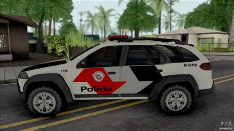 Fiat Palio Weekend Adventure Pmesp Para Gta San Andreas