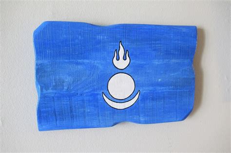 Mongol Empire Flag Wall Art Genghis Khan Mongol Art - Etsy