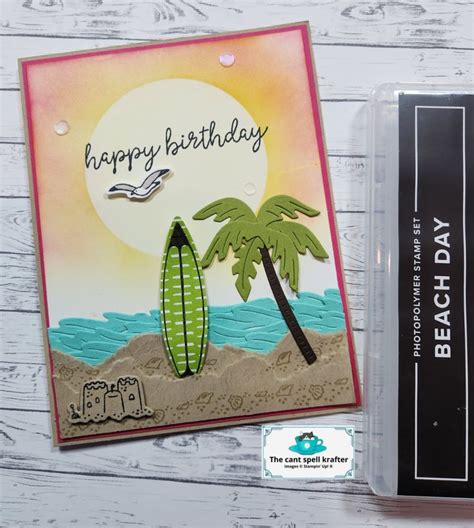 Stampin Up Beach Day In Beach Cards Birthday Cards For Men