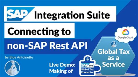 SAP Integration Suite Connecting To Non SAP REST API Global Tax As A