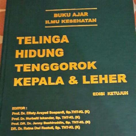 Buku Ajar Ilmu Kesehatan THT FKUI Ed 7 Healthymedicalstore