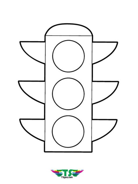 Traffic Light Coloring Page For Kindergarten Coloring Pages Traffic Light Pictures Coloring